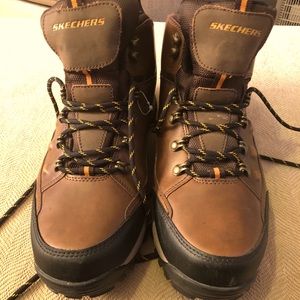 Skechers Relment-Traven boots, size 10.5 Dk. Brown